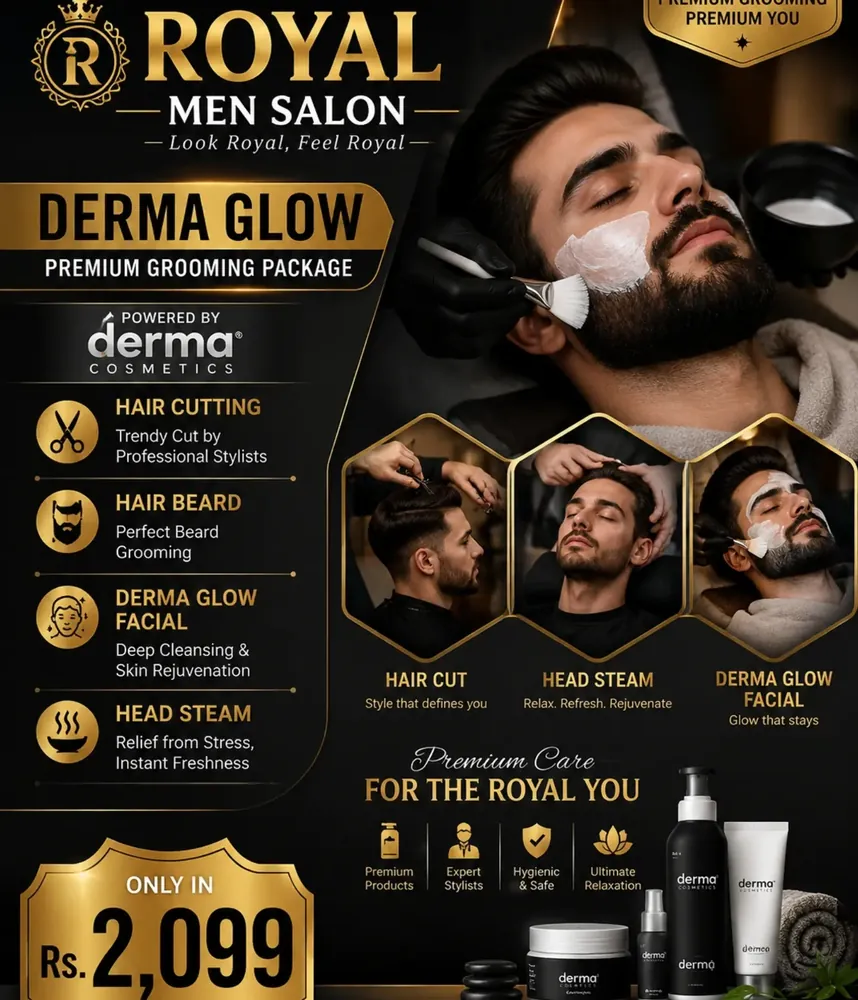 Derma Glow premium grooming package — Rs. 2,099